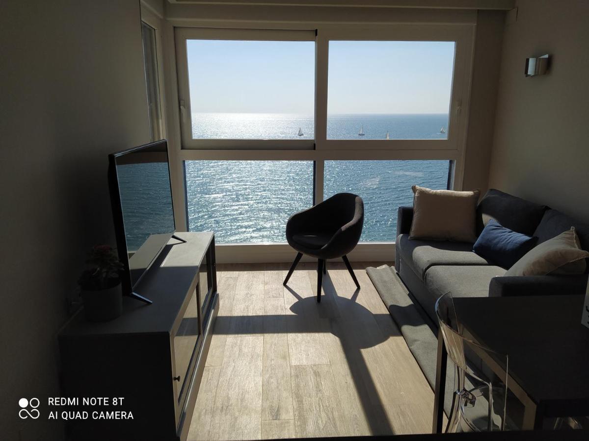Espectaculares Vistas Al Mar Playa Malagueta Apartment Malaga Bagian luar foto